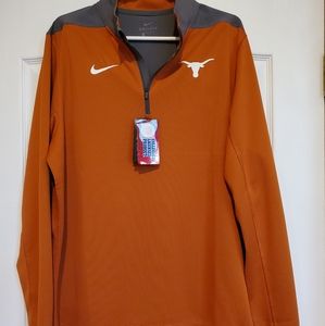 Nike Texas Longhorns half-zip BNWT